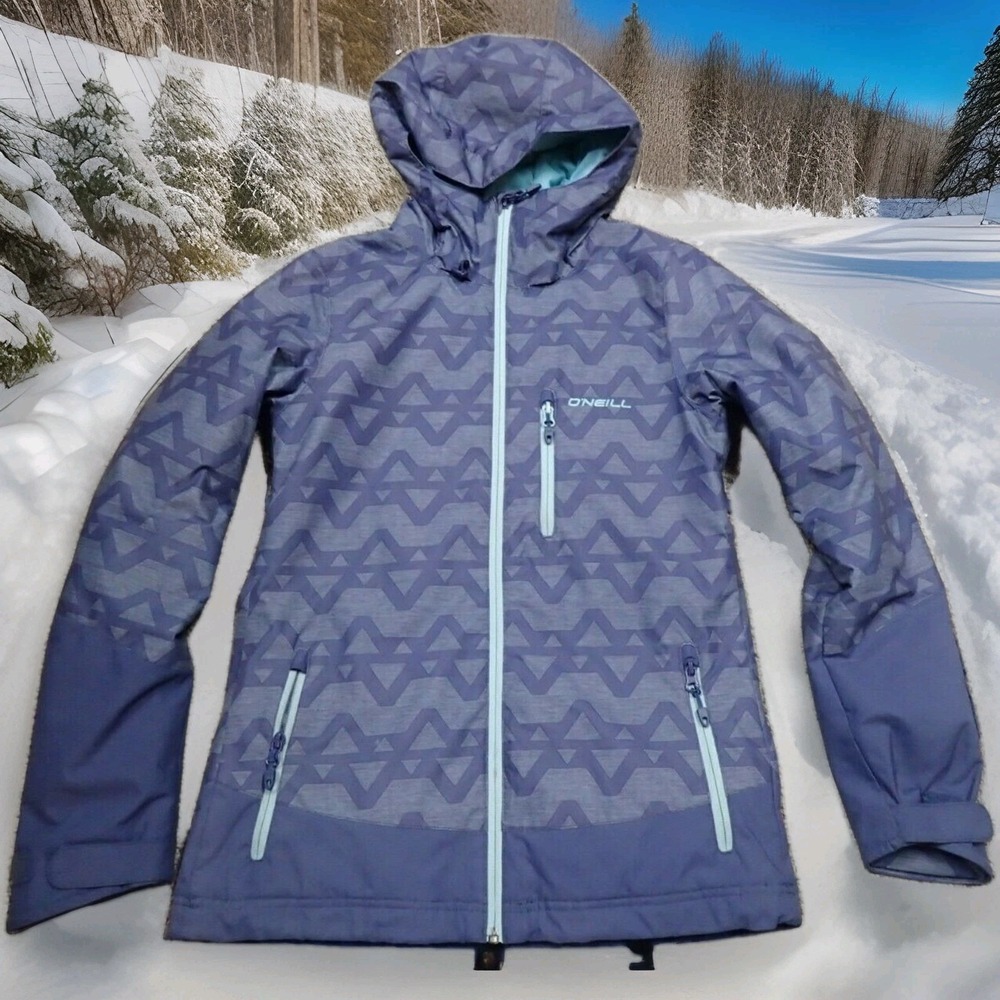 O'Neill Snowboard Jacket Womens XS‎ Purple Waterproof Thinsulate Insulated Coat